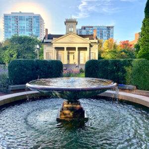 Fountain At Clarke House Museum
