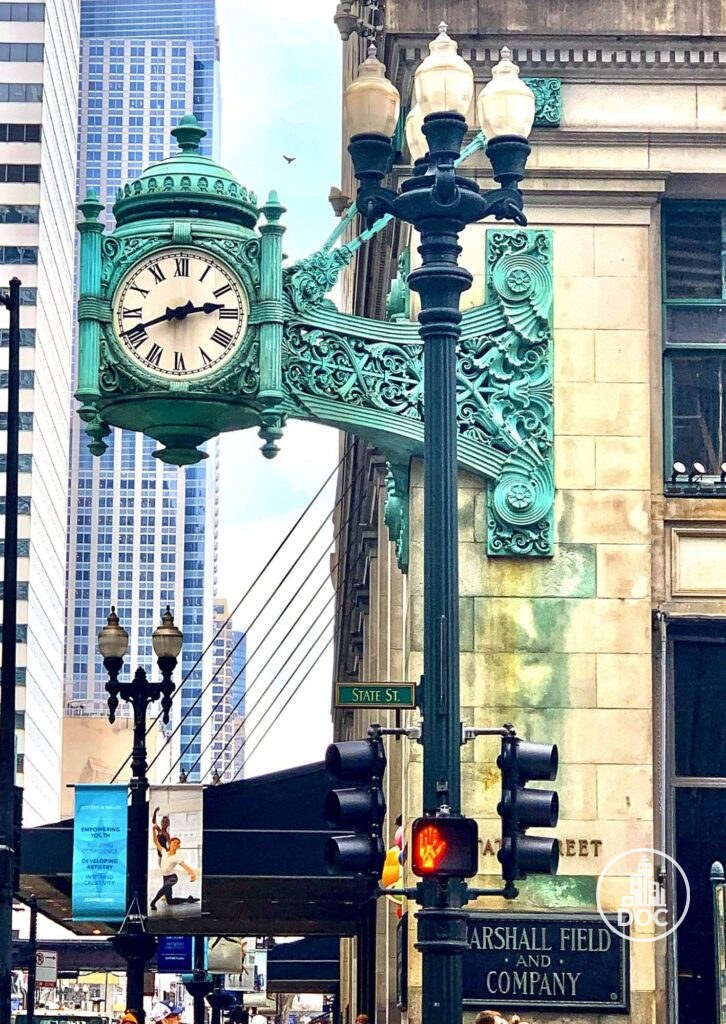 Marshall Field Clock Doorways of Chicago