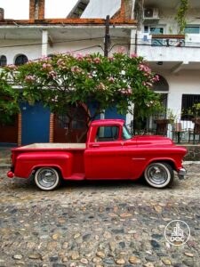 Vintage Red Chevy Truck 1