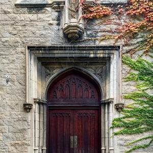 First Unitarian Church Of Chicago Doorway 1
