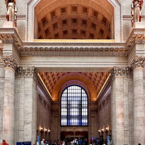 Travelers at Chicago Union Station